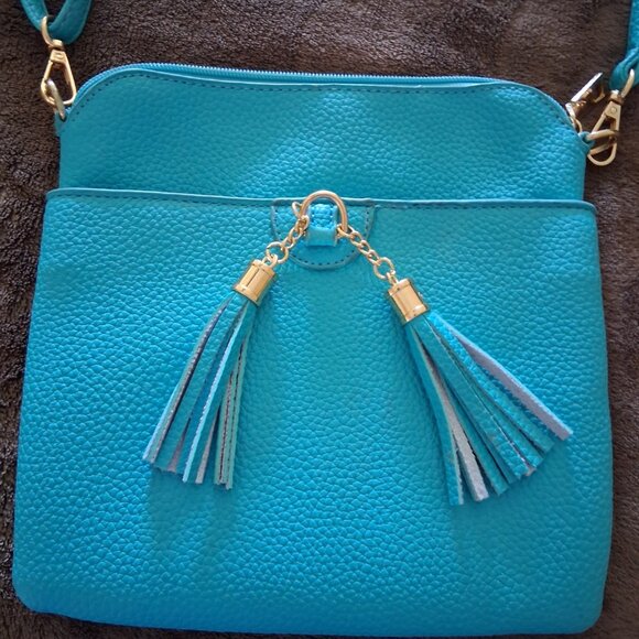 Handbags - Turquoise shoulder bag